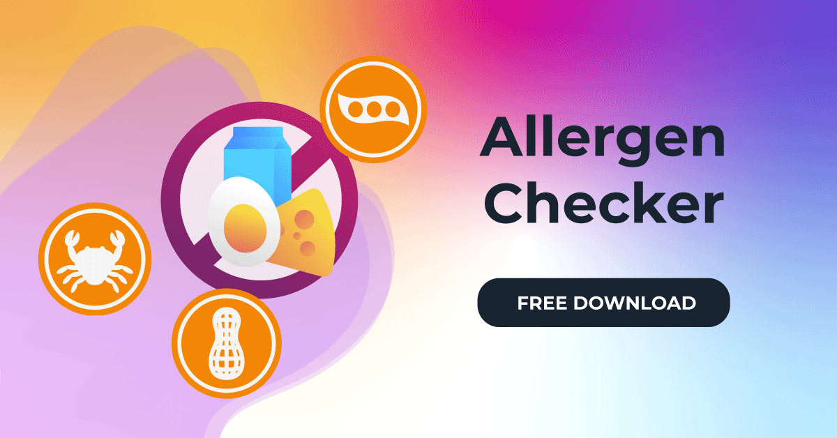 Allergen checker to download to help you with your new fish and chip shop