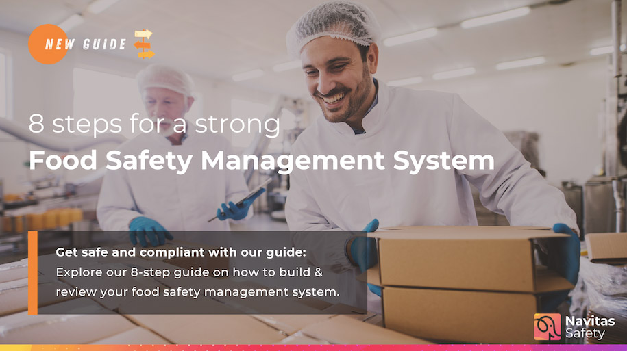 8 steps to build a core food safety management system
