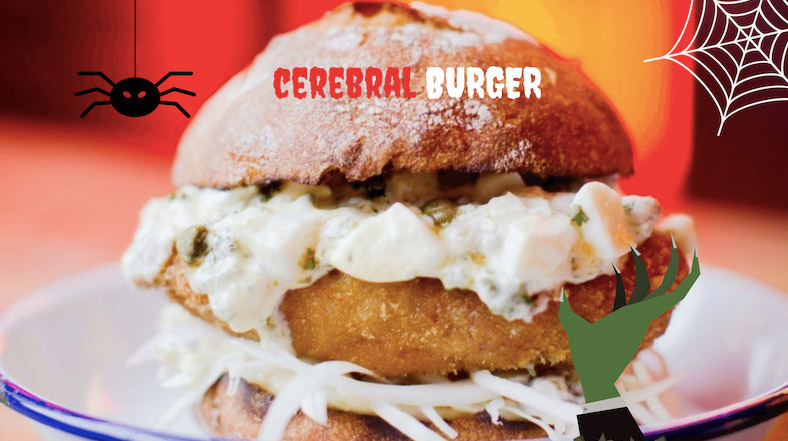 cerebral brain burger from MeatLiquor