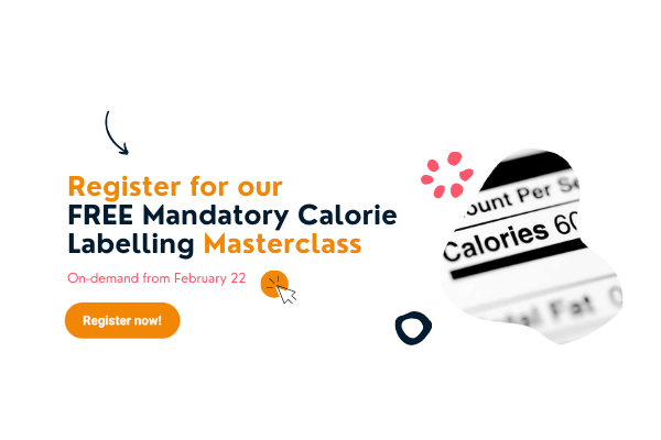 Preview of the webinar on calorie labelling available for free