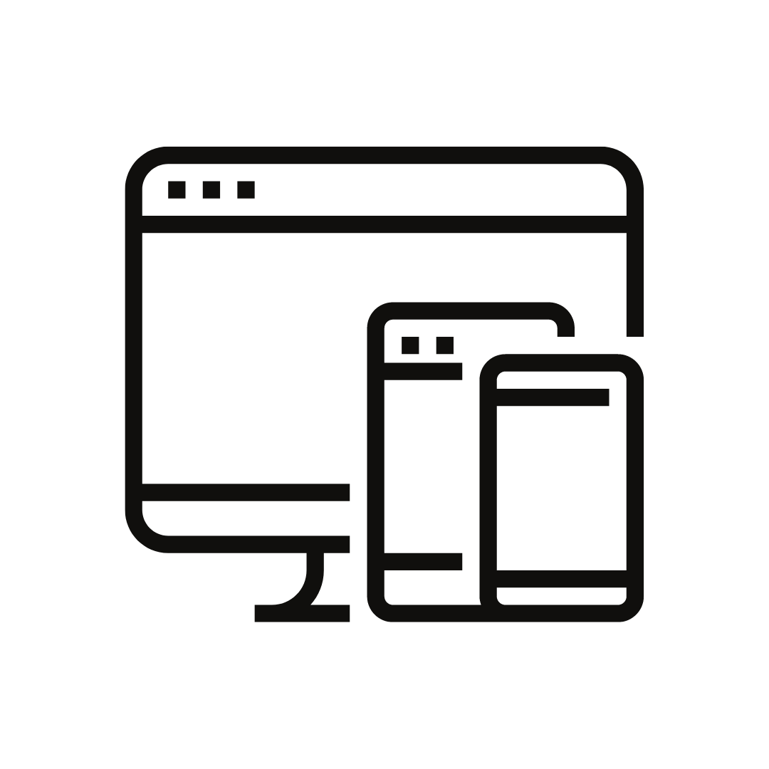 Desktop, Tablet and Mobile Icons