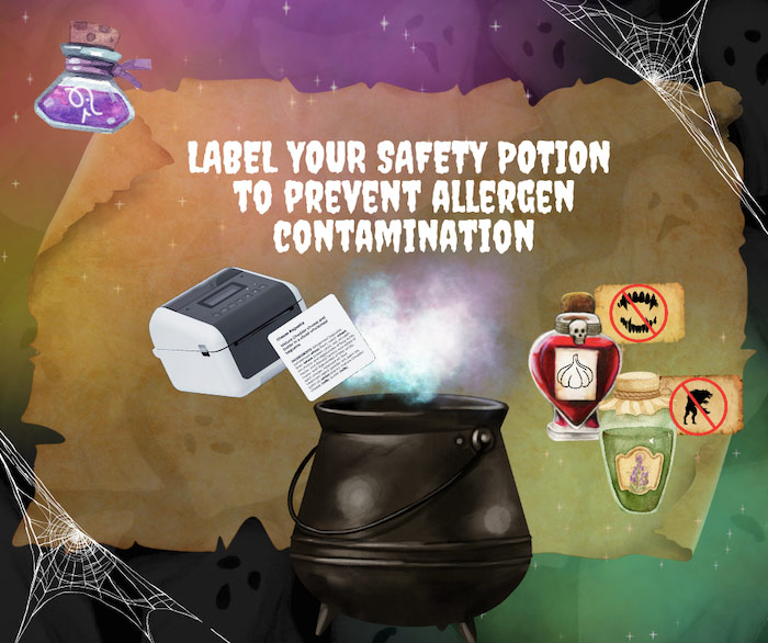 Labels on safety potions
