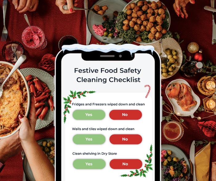 Festive food safety checklist