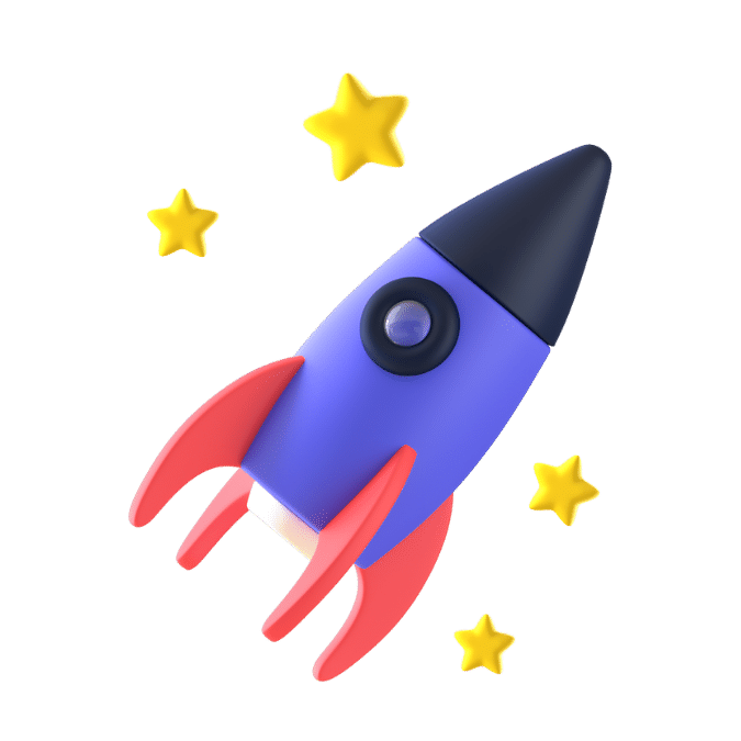 Rocket icon showing how we exceed customers' expectations